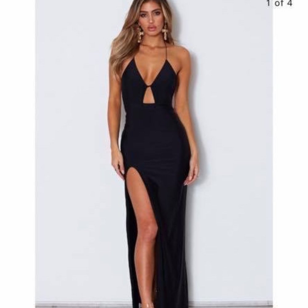 White Fox Boutique Take Me Back Maxi Dress XS